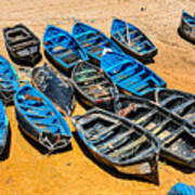 Southern Morocco Fishing Boats Art Print