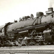 Vintage Railroad - Southern Pacific 2475. 2-6-0 Art Print