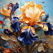 Spectacular Iris Art Print