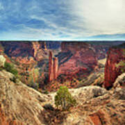 Spider Rock At Canyon De Chelly National Monument Art Print