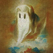 Spirit Ghostly Impression Artwork Art Print
