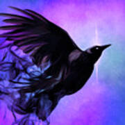 Spirit Raven Art Print