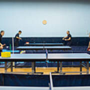 Sport Hall For Table Tennis Art Print