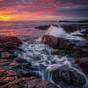 Spring Sunrise At Marginal Way Art Print