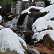 Spruce Peak Falls 1 Art Print