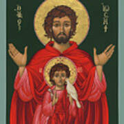 St. Joseph Shadow Of The Father 039 Art Print