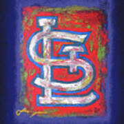 St Louis Cardinals Baseball Art Print