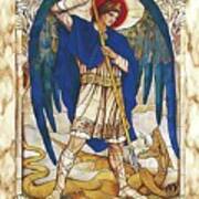 St Michael The Archangel Angel Saint Art Print