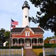 St. Simons Island Lighthouse Art Print