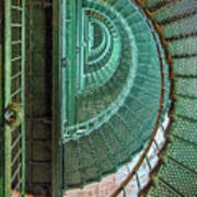 Stairwell Currituck Beach Lighthouse Art Print