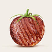 Steak As A Tomato Art Print