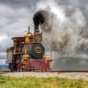 Steam Engine Full Ahead Art Print