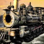 Steam Locomotive Of The 99 N2 Art Print
