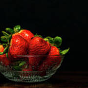 Still Life - Strawberries Art Print