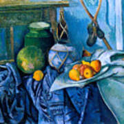 Still Life With A Ginger Jar And Eggplants 1893 Art Print