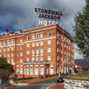 Stonewall Jackson Hotel - Staunton Virginia Art Print