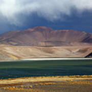 Storm Clouds And Virga Above Laguna Santa Rosa Chile Art Print