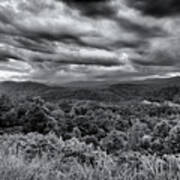 Storm Clouds Over Mountains 2 Art Print