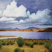Storm On Lake Powell - Right Panel Of Three Art Print