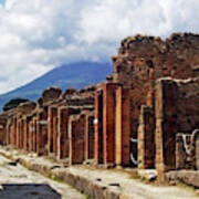 Street In Pompeii I Art Print