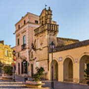 Street Of Matera Art Print