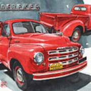 Studebaker Pick Up Truck Art Print