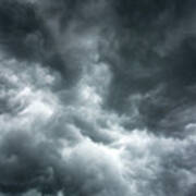 Stormy Clouds In The Sky. Art Print