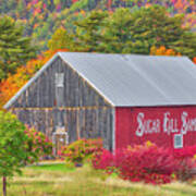Sugar Hill Sampler New Hampshire White Mountains Art Print