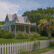 Sullivan's Island Coastal Cottage - Charleston South Carolina Art Print