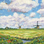 Summer Day In Holland Art Print