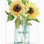 Sunflower Days 1 Art Print