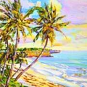 Sunny Beach. Ocean. Art Print
