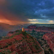 Sunrise North Rim Grand Canyon Arizona Art Print