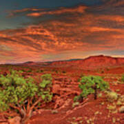 Sunrise Over Capitol Reef National Park Utah Art Print