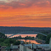 Sunset, Henry Hudson Bridge Art Print