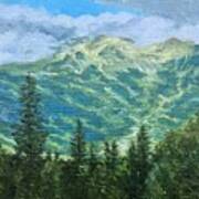 Sunshine Above Grindelwald Switzerland Art Print