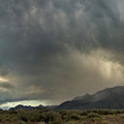 Supercell Over Sandia Mountains Art Print
