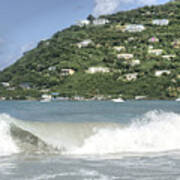 Surf's Up In Tortola Art Print