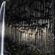 Svartifoss, The Dark Waterfall. Art Print