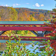 Taftsville Covered Bridge Art Print