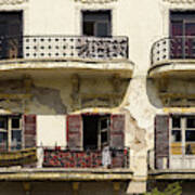 Tangier Balconies 02 Art Print