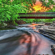 Tanyard Creek Sunset - Bella Vista Arkansas Art Print