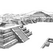 Teotihuacan Art Print