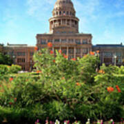 Texas State Capitol Vertical Art Print