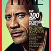 The 100 Most Influential People - Dwayne Johnson Art Print