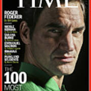 The 100 Most Influential People - Roger Federer Art Print