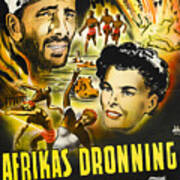 ''the African Queen'', With Katharine Hepburn, 1952 Art Print