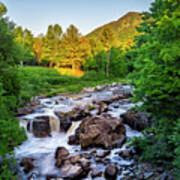 The Ausable And Whiteface Mountain Art Print