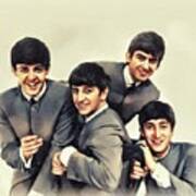 The Beatles, Music Legends Art Print
