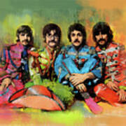 The Beatles Pepper's Band Art Print